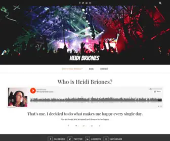 Heidibriones.com(Heidi Briones) Screenshot