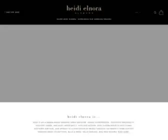 Heidielnora.com(Heidi Elnora) Screenshot