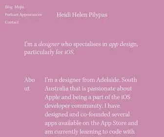 Heidihelen.com(Heidi Helen Pilypas) Screenshot