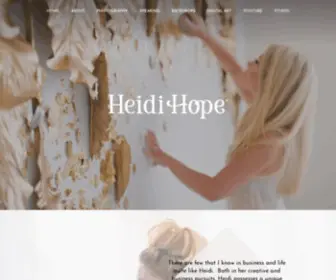 Heidihope.com(Heidi Hope) Screenshot