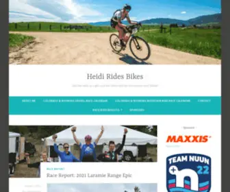 Heidiridesbikes.com(Just the tales of a girl and her bikes and the adventures that follow) Screenshot