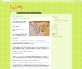 Heidiwill.com(Heidi Will) Screenshot