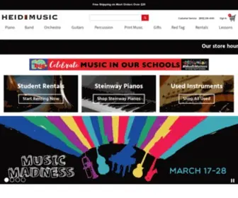 Heidmusic.com(Heid Music My Website) Screenshot