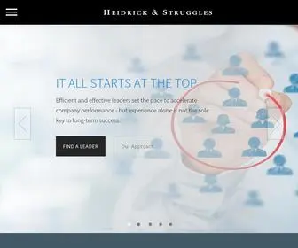 Heidrick.com(Heidrick & Struggles) Screenshot