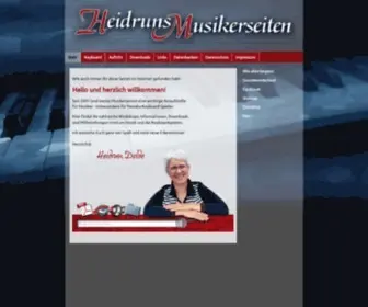 Heidruns-Musikerseiten.de(Heidruns Musikerseiten) Screenshot