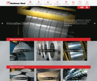 Heidtman.com(Heidtman Steel) Screenshot