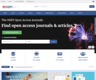 Heighpubs.org(Heighten Science Publications Corporation(HSPI)) Screenshot