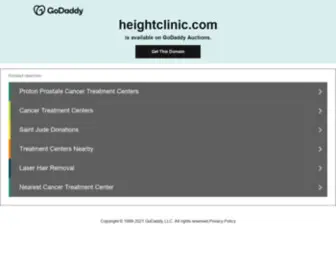 Heightclinic.com(Grow Taller and Height Increase clinic USA) Screenshot