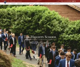 Heights.edu(The Heights School) Screenshot