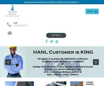 Heightsaccess.ng(Equipment Solutions Company) Screenshot