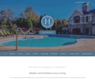 Heightsatlakemurray.com(The Heights at Lake Murray) Screenshot