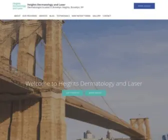 Heightsderm.com(Heights Dermatology and Laser) Screenshot