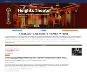 Heightstheater.com(Heights Theatre) Screenshot