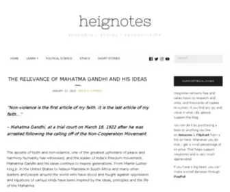 Heignotes.com(Academic) Screenshot