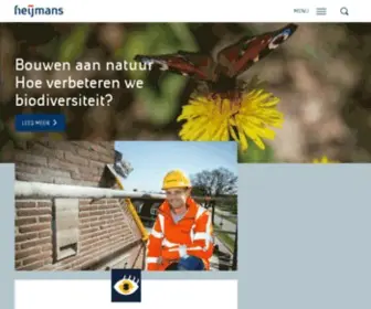 HeijMans.nl(Homepagina Nederlands) Screenshot