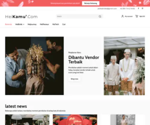 Heikamu.com(Daftar Wedding Vendor Terbaik untuk Pernikahanmu) Screenshot