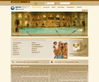 Heilbaderbudapest.com(Budapest Spas cPlc) Screenshot