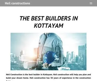 Heilconstructionsandbuildingmaterials.com(Builders in Kottayam Kerala) Screenshot