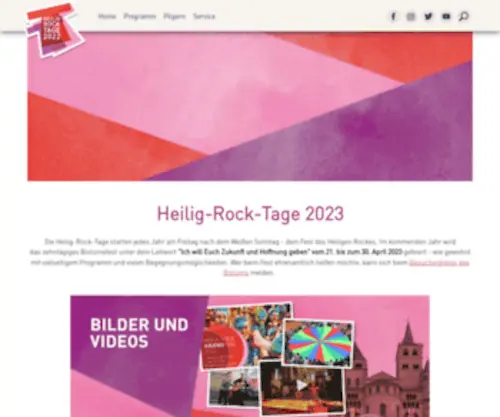 Heilig-Rock-Tage.de(Home Heilig Rock Tage 2021) Screenshot