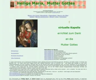 Heilige-Maria.de(Die Heilige Maria) Screenshot