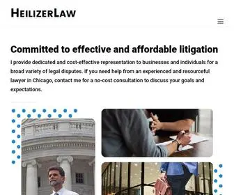 Heilizer.com(Help From An Experienced And Resourceful Attorney In Chicago) Screenshot