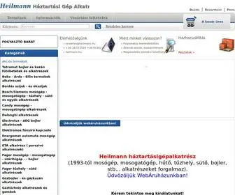 Heilmann.hu(Alkatrész) Screenshot