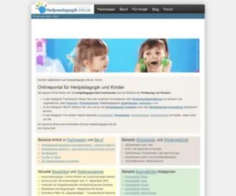 Heilpaedagogik-Info.de(Onlineportal f) Screenshot