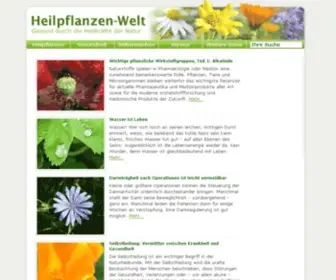 Heilpflanzen-Welt.de(Die Welt der Heilpflanzen) Screenshot