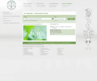 Heilpraktiker-Direktsuche.de(Fachverband Deutscher Heilpraktiker) Screenshot