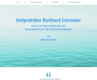 Heilpraktiker-IN-Frankfurt.de(Naturheilpraxis Heilpraktiker Burkhard Schroeder in Frankfurt/M) Screenshot