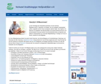 Heilpraktikerverband.de(VUH) Screenshot