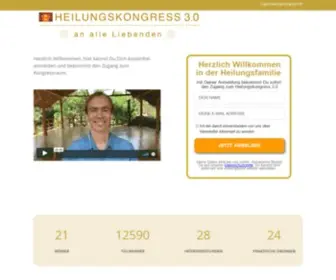 Heilungskongress.de(SEI DU SELBST) Screenshot