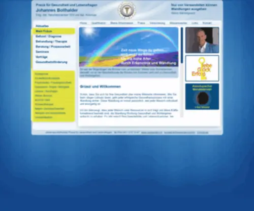 Heilwerden.ch(Gesundheitspraxis, Johannes Bollhalder, Sursee) Screenshot