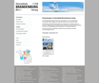 Heimatblatt.de(Heimatblatt Brandenburg Verlag) Screenshot