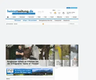 Heimatzeitung.de(Nachrichten aus Niederbayern) Screenshot