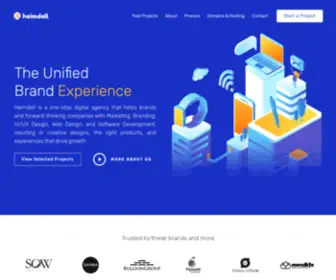 Heimdallinc.io(Branding, Marketing & Software Development Agency) Screenshot