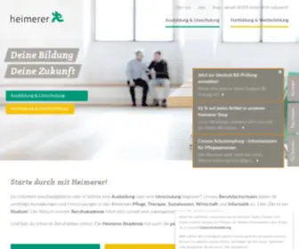 Heimerer.de(Ausbildung & Umschulung) Screenshot