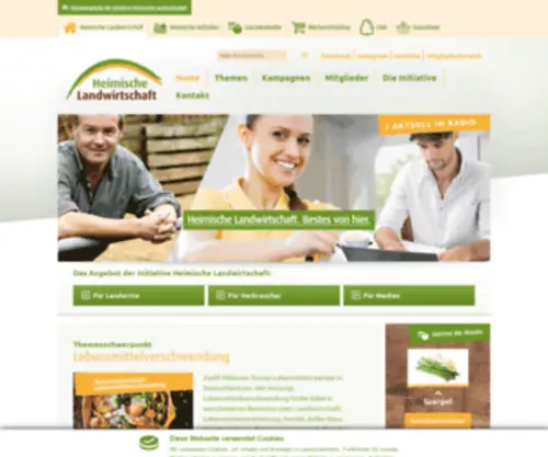 Heimischelandwirtschaft.de(Heimische Landwirtschaft) Screenshot