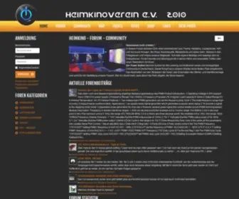 Heimkinoverein.de(Heimkinoforum) Screenshot