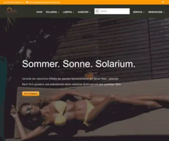 Heimsolarium-Shop.de(▷ Heimsolarium kaufen mit super Service) Screenshot