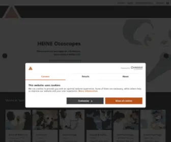 Heine.com(HEINE Optotechnik) Screenshot
