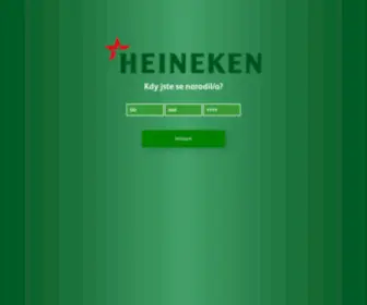 Heinekenceskarepublika.cz(HEINEKEN) Screenshot