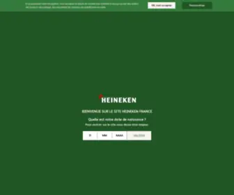 Heinekenfrance.fr(Gate Age) Screenshot