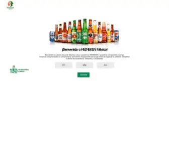 Heinekenmexico.com(HEINEKEN M) Screenshot