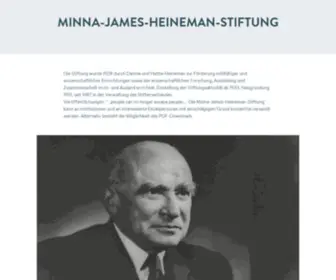 Heineman-Stiftung.de(Minna-James-Heineman-Stiftung) Screenshot