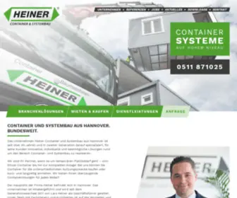 Heiner-Container.de(Heiner Container) Screenshot