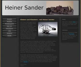 Heinersander.com(Heiner Sander) Screenshot