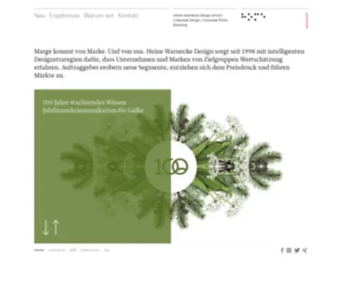 Heinewarnecke.com( Heine Warnecke Design GmbH ) Screenshot
