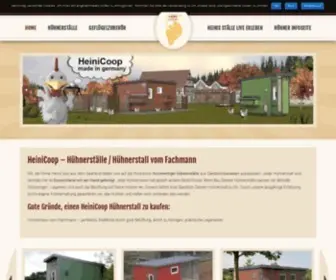 Heinicoop.de(Hühnerställe) Screenshot