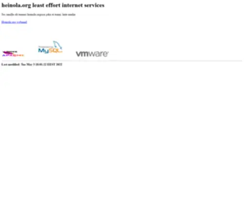 Heinola.org(Least effort internet services) Screenshot